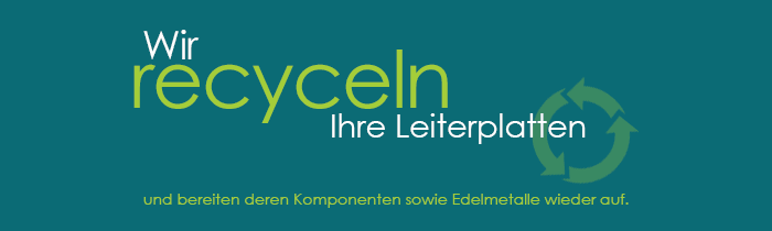 Recycling von Elektronikkarten und -komponenten - Aufwertung von Edelmetallen